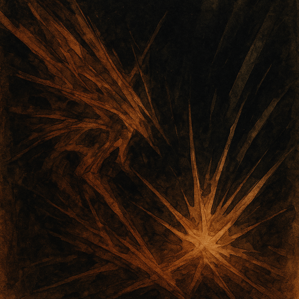 The print of "Whispers of Lost Vows": the sheet laid flat.
